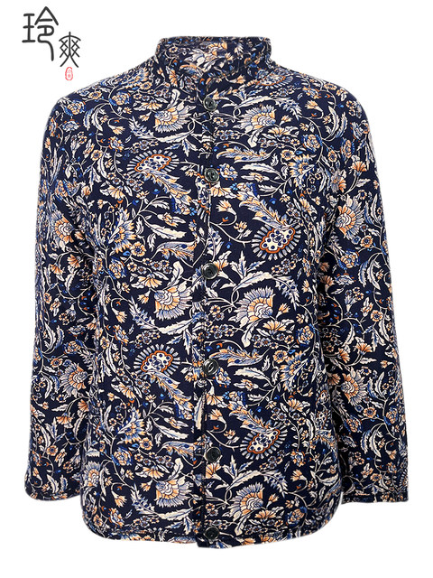 Alpaca wool cotton-padded jacket, women's inner layer, thickened Inner Mongolia wool cotton-padded coat, winter cold-proof and warm jacket for middle-aged and elderly people