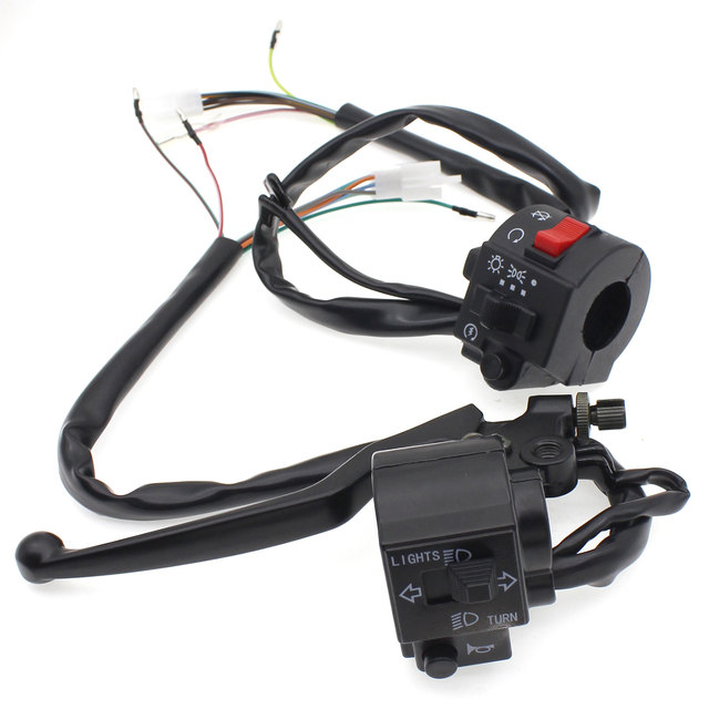 Motorcycle handlebar switch GS125/GN Prince's handlebar headlight start speaker handle combination switch assembly