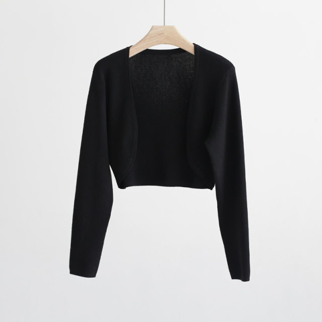 2025 Spring and Autumn New Product Ultra-fine Wool Buttonless Cardigan ...