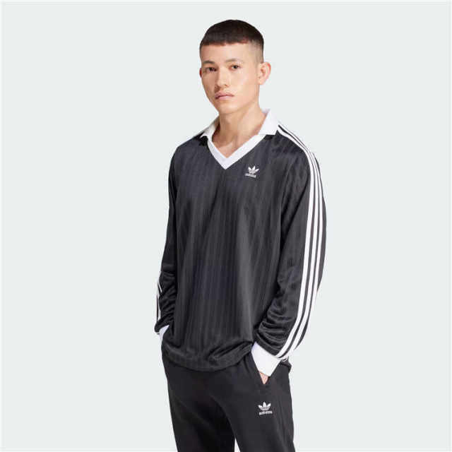 July adidas Adidas casual retro long -sleeved jersey IZ4808