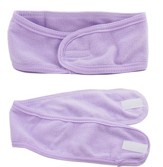 Skin management bag for beauty salon, headscarf, headband, Velcro, face wash, makeup, hairband, soft absorbent towel