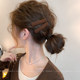 Simple plush bb clip hair clip women's side clip 2025 new one-word clip broken hair clip forehead bangs clip headwear