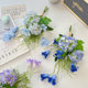 Qinyuan Spring Colorful Simulation Flower Set Hydrangea Bell Flower Combination Green Plant Indoor Home Decoration Ornaments
