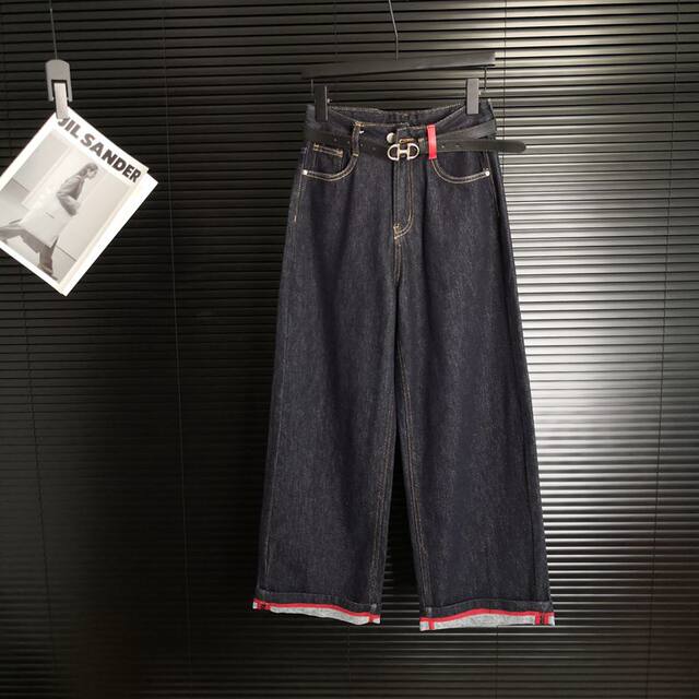 High waist slim trousers | Peacock blue trousers | Street trousers main image 0