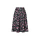 
Kelaitel women's clothing for spring commuting versatile floral design high waist A-line skirt long skirt
