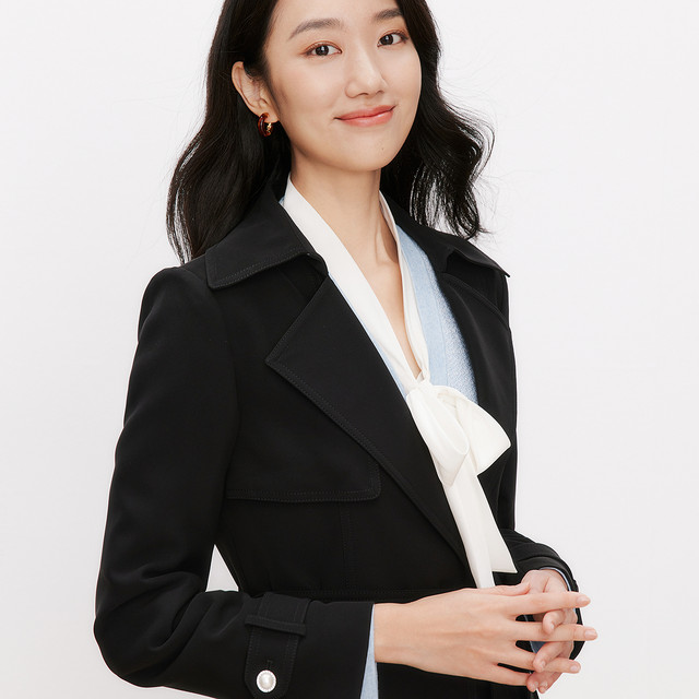 Koradior Kolatier Spring Classic Temperature Ever-match Mid-length Trench Coat Jacket Women