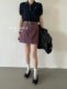Redlip redlip spring and autumn high-slim high waist commuting versatile A-line skirt denim skirt 68010