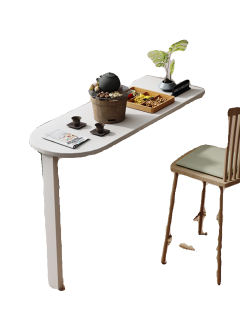 Go down the bar house wall -mounted folding dining table small telescopic hidden home multi -function wall tables and chairs dining tables
