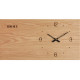 Rectangular wall clock with electric meter box decorative painting horizontal version extended clock long hanging painting super long diy