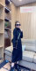 European goods hooded half zipper long -sleeved dress female 2024 autumn new loose and thin fashion long skirt