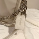 Chio'2nd Nanfeng original white rose chain armpit bag women's autumn niche light luxury single shoulder crossbody bag