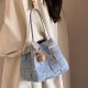 Nanfeng Chio2nd Xia Min Harushima Bucket Bag Women's 2025 New Denim Braided Handle Shoulder Crossbody Bag