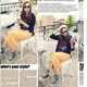 Spring and Autumn new skirt fashionable and versatile sports and casual mid-length skirt hip-cover skirt high-waist base skirt
