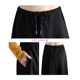 New A-line mid-length skirt in spring, summer and autumn OL solid color literary sports casual loose big sway fat MM elastic waist