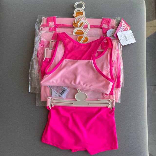 Foreign trade export original order new style girls and children bikini vest style beach boxer swim trunks split swimsuit suit