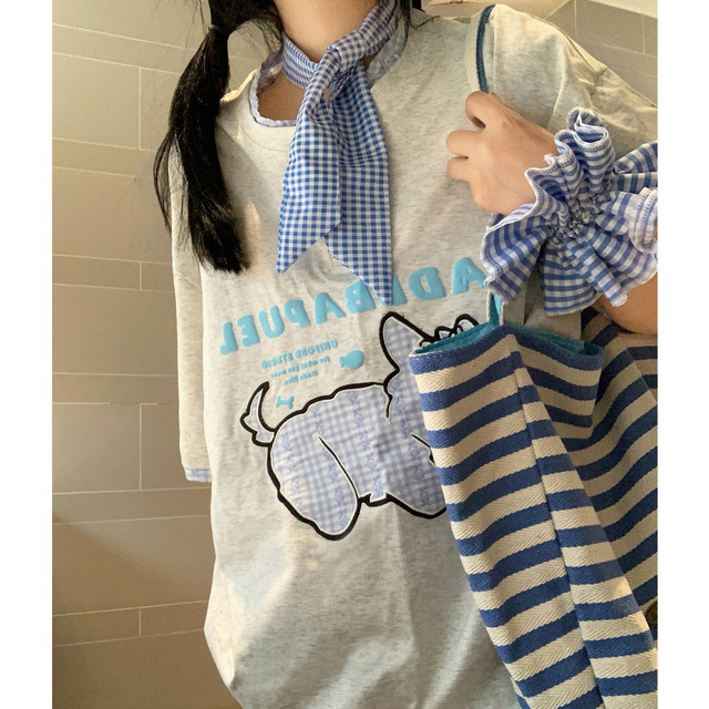 TUDOU Potato Cat Original Polo Shirt Short Sleeve T-shirt for Women ...
