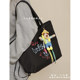 Seventeen cute friends park puppy tie drawstring dual-purpose backpack lightweight waterproof Korean single-shoulder support