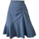Large size mid-length skirt 2022 summer new versatile high waist pleated hip skirt ruffled retro fishtail skirt