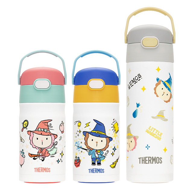 thermos thermos children's thermos cup baby straw water cup kettle boys and girls 316 food grade 350ml