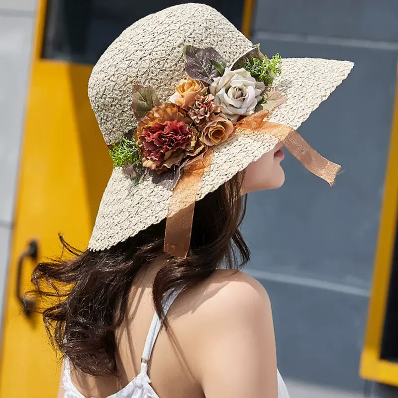 大花帽子夏天 新人首单立减十元 21年12月 淘宝海外