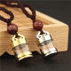 Transparent hollow, Wukong Binggwu Pendant Pendant Pendant Waterproof Small Glass Bottle Necklace to open a cinnabar Ganlu Pill
