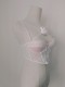 Breasts and rabbit pure cross lace pink vest fish bones look slim and high waist suspender with chest pads inside autumn
