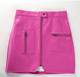 AliExpress sexy pocket zipper PU leather half-length skirt for women European and American retro irregular hip skirt 9523
