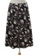 
Summer print Vintage vintage retro lonely literary style mid-skirt skirt abstract flower color blocks