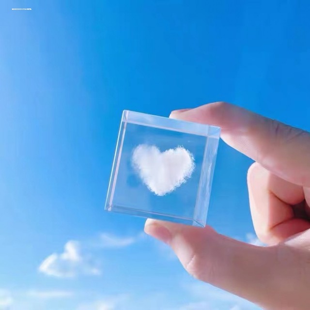 
Creative transparent crystal decorative atmosphere desktop ornament base bedroom couple gift gifts