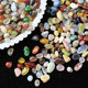 Ruhong Natural Crystal Gravel Jade Chopin Colorful Agate Gravel Stone Ornament Fish Tank Decoration Small Grain Jade