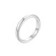 Xuping plain ring glossy ring plated with thin rings about 3mm index finger ring ins neutral and cold couple rings for men and women
