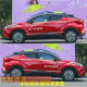 Suitable for Toyota CHR body sticker c-hr car latte personalized modified color strip creative sticker waterproof and anti-scratch