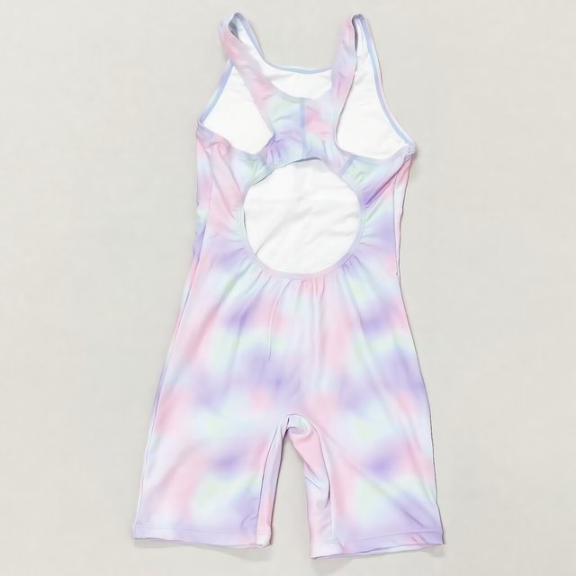 666 foreign order girls competitive training sun protection one-piece boxer swimsuit girls hot spring swimming middle and large children's swimsuit