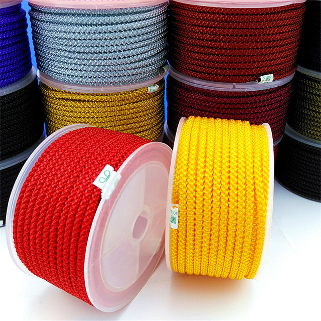 Pineapple rope 2mm free braiding handmade jewelry wire braiding necklace rope high-end wire pendant lanyard material