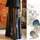 Original spring and autumn retro printing can be improved and commute daily.