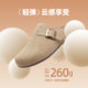 Camel shoes 2025 autumn new soft sole Birkenstock shoes one foot and half slippers wearing mules shoes