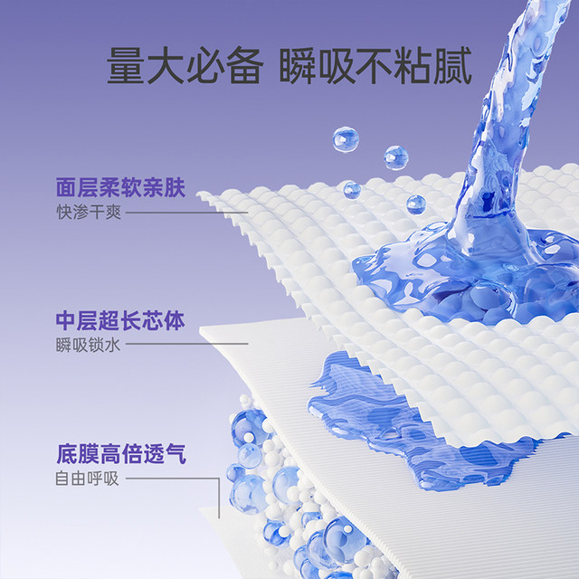 Zichu probiotic pajamas waist sticker maternity sanitary napkin auntie napkin M-L6/XL6 daily safety pants