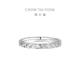 Chow Tai Fook bursts of ice shattered gold and gold starry sky 925 silver ring women AB40399