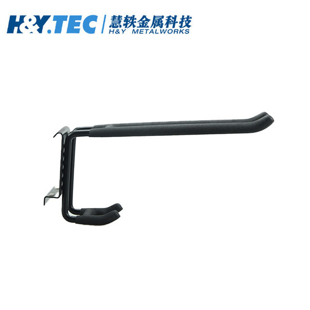 
Popular Amazon wall-mounted tool storage rack heavy-duty garage storage gardening wall hook black high load-bearing