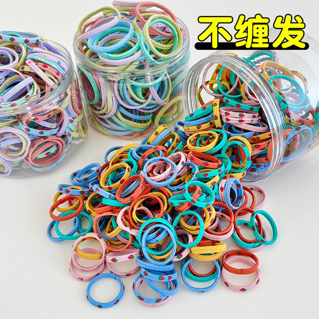 Children's head rope 2025 new style for girls' baby hair loop tied with rubber band high elasticity without hurting hair rope head rope hair accessories