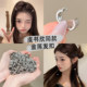 Yu Shuxin's same style hairpin small hair buckle metal round rhinestone bangs forehead side clip grab clip hairpin clip