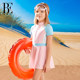 BE van der An children's swimsuit body dress style 2025 sun protection and chlorine resistance girls girls slim and fashionable medium and big children