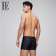 BE van der Ann men's boxer swim trunks competitive hydrophobic quick-drying fashion printed swimming anti-embarrassing vacation men's style