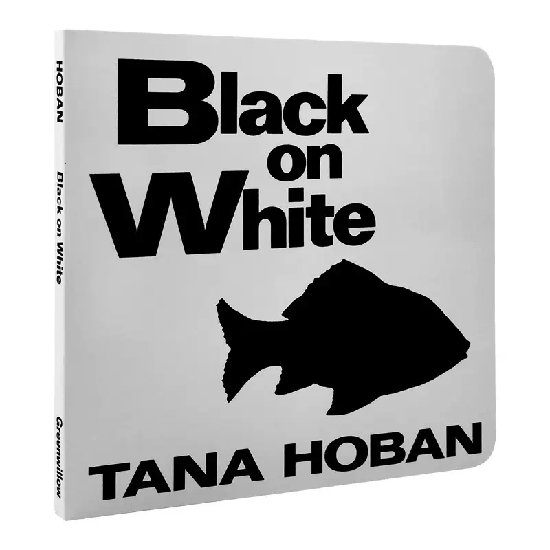 英文原版black On White 白色上的黑色童書吳敏蘭紙板書0 2歲兒童英語啟蒙繪本顏色形狀入門親子圖書寶寶認知童書