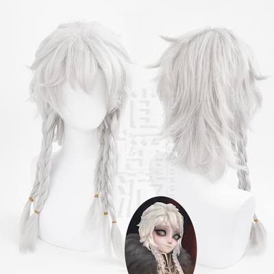 taobao agent Xiaoyaoyou Fifth Person Fifth Person COS COS Wig White Six Turbal Flower Young Turning Game COSPLAY wig