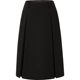 Yalida skirt commuter pleated a-line skirt for women 25 summer new large size midskirt casual black umbrella skirt