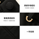 Yalida black straight-leg pants for women casual pants 2025 summer new women's pants lysel cotton trousers trousers