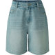 Yalida five-point pants white easy-to-maintain jeans for women 2025 new shorts summer pearl white cloud pants