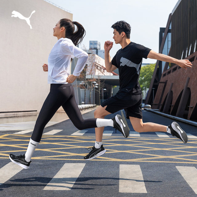 Lightweight cushioning breathable mesh running shoes for men and women couples same PUMA official sports shoes 378016
