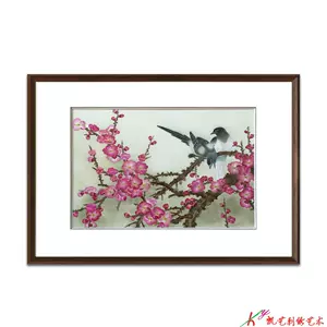 桃花鸟挂画 新人首单立减十元 22年5月 淘宝海外